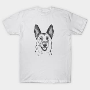 German Shepherd Sketch T-Shirt